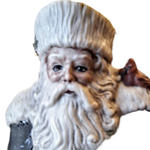 Vintage Hand Painted Signed Old World Santa Wild Animals From Provincial Mold - Picture 8 of 11